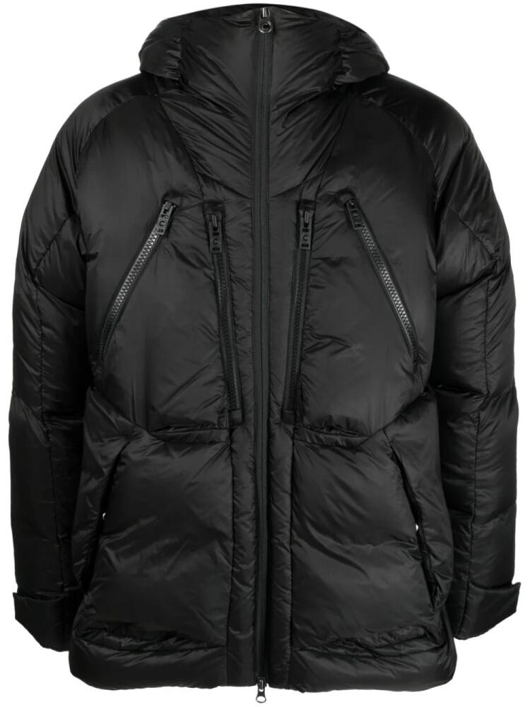 Colmar zip-up hooded down coat - Black Cover