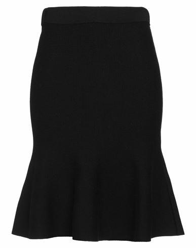 Fabiana Filippi Woman Midi skirt Black Merino Wool Cover