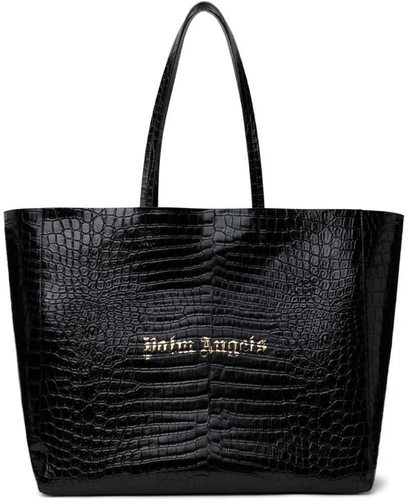 Palm Angels Black Shopping M Tote Cover