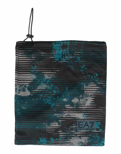 Ea7 Man Scarf Deep jade Polyester Cover