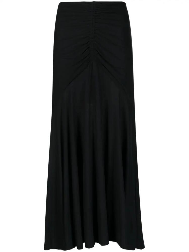 Ulla Johnson Nadira ruched maxi skirt - Black Cover