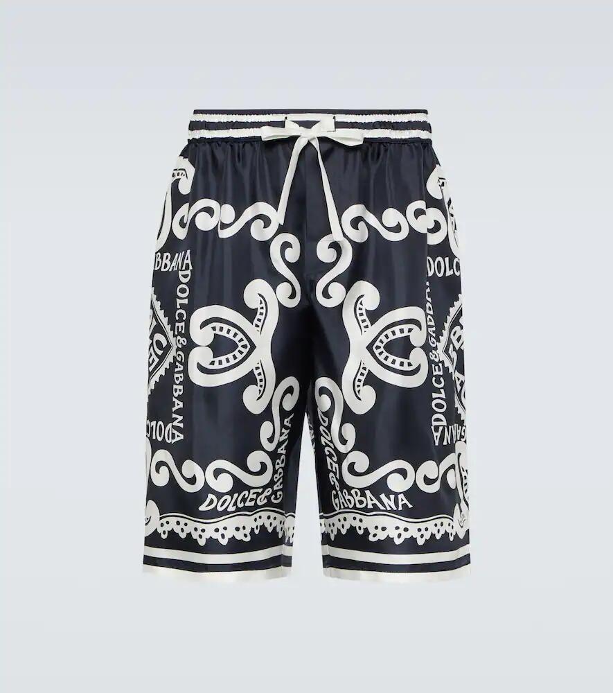 Dolce & Gabbana Marina silk twill shorts Cover