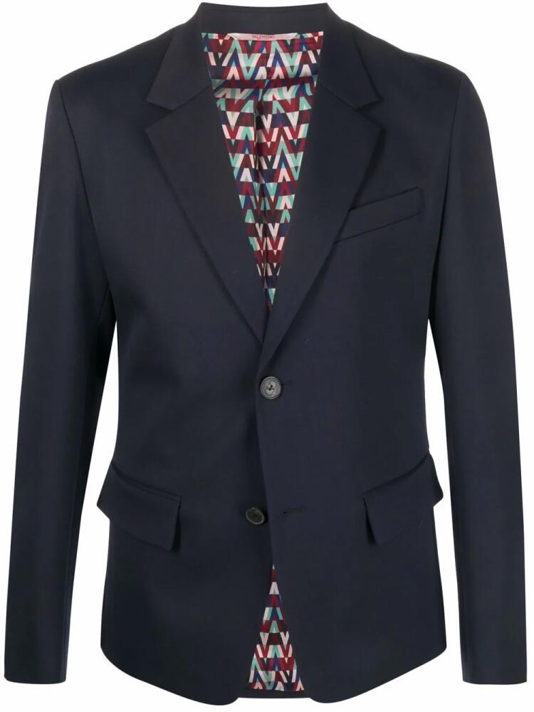 Valentino Garavani wool-blend blazer - Blue Cover