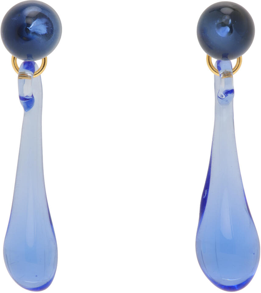 LEVENS JEWELS Blue Lagrima Earrings Cover