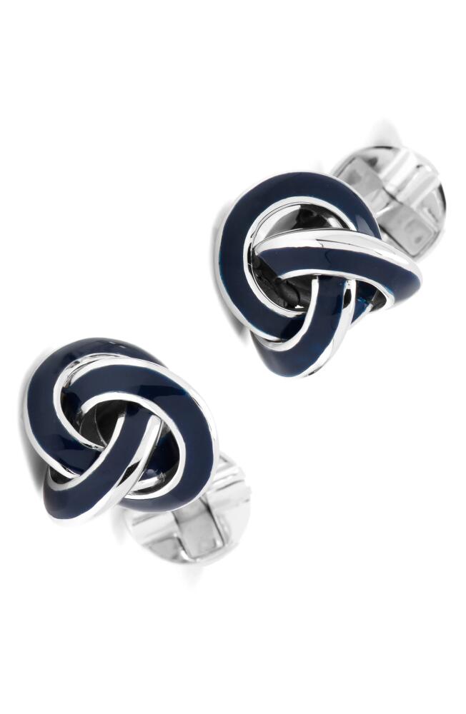 Cufflinks, Inc. Love Knot Cuff Links in Navy Cover