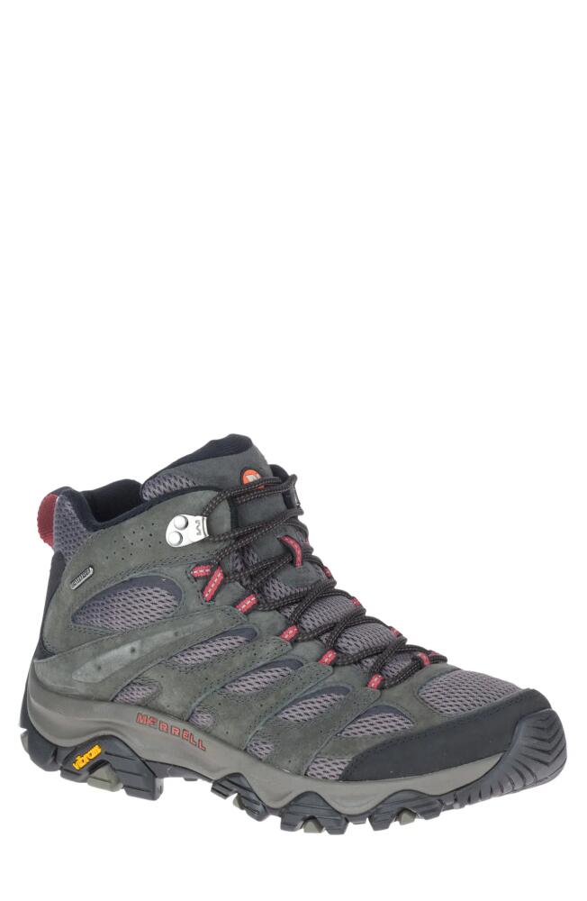 Merrell Moab 3 Mid Waterproof Hiking Shoe in Beluga Cover