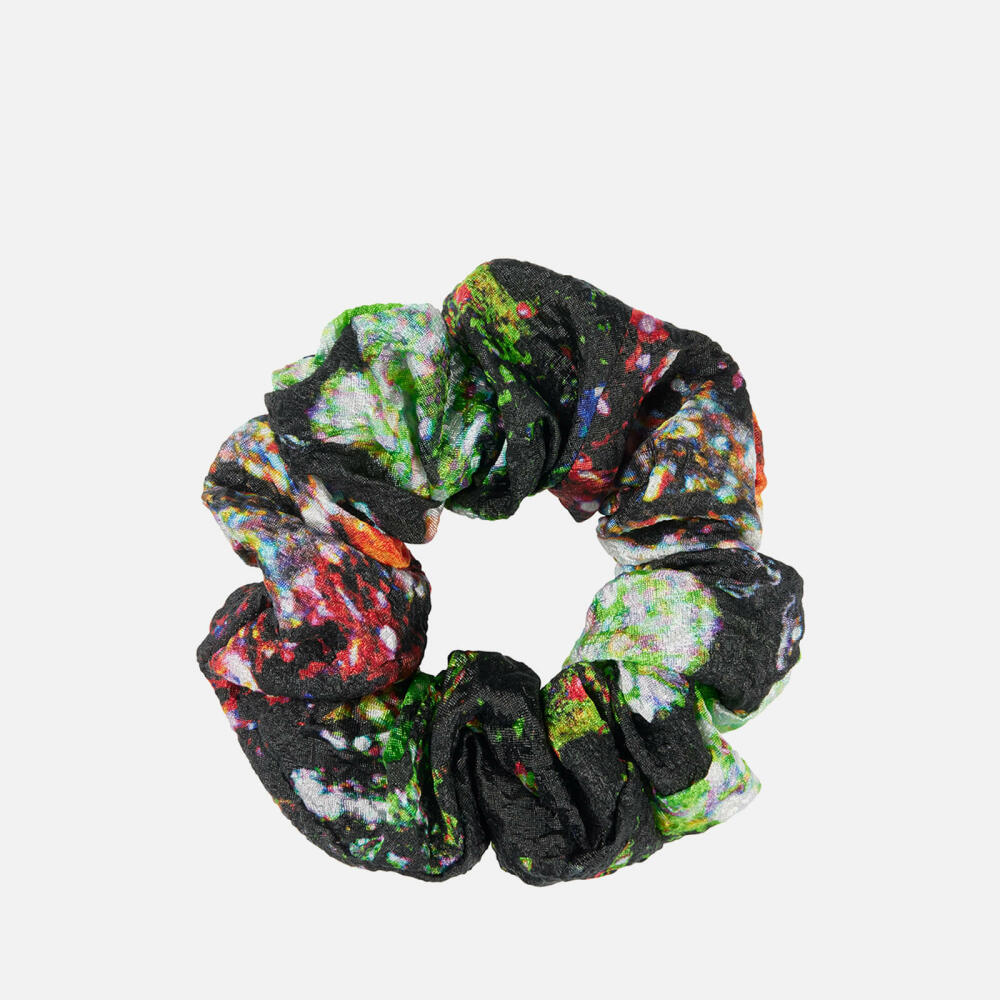 Stine Goya Floral Print Jacquard-Knit Scrunchie Cover