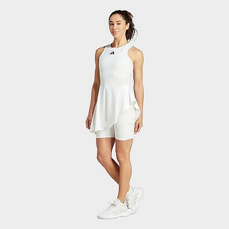 Adidas Women's AEROREADY Pro Tennis Dress in White/White Cover