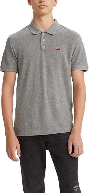 Levi's(r) Mens Housemark Polo (Medium Grey Heather) Men's Short Sleeve Knit Cover