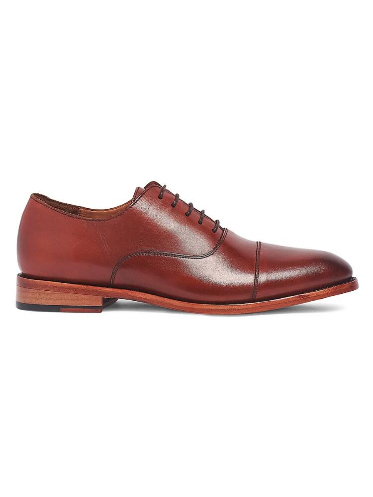 Anthony Veer Men's Clinton Cap Toe Oxford Shoes - Mahogany Cover