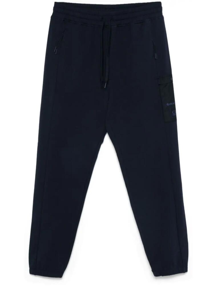 C.P. Company logo-print track pants - Blue Cover