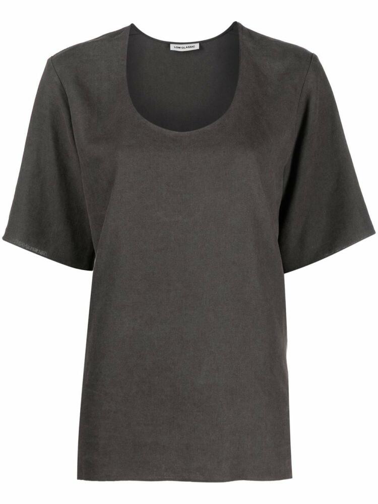 Low Classic scoop-neck short-sleeve T-shirt - Grey Cover