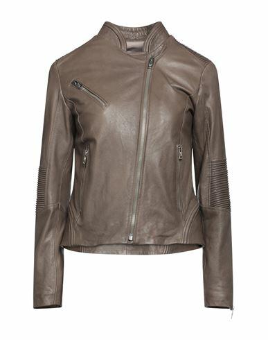 Masterpelle Woman Jacket Khaki Soft Leather Cover