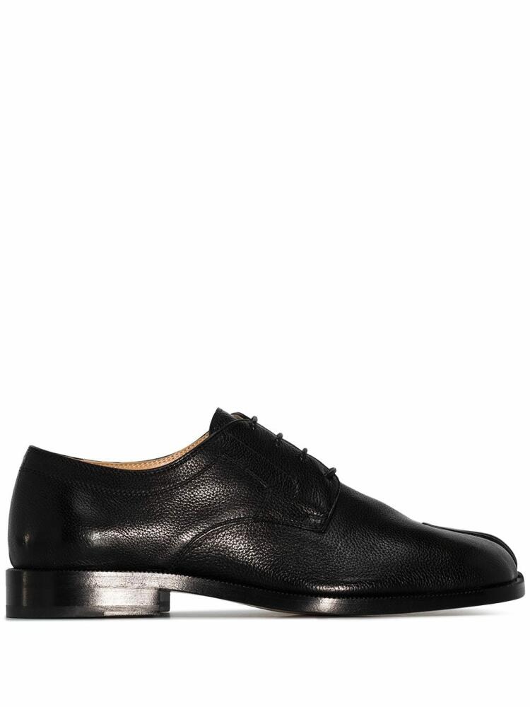 Maison Margiela Tabi lace-up leather brogues - Black Cover