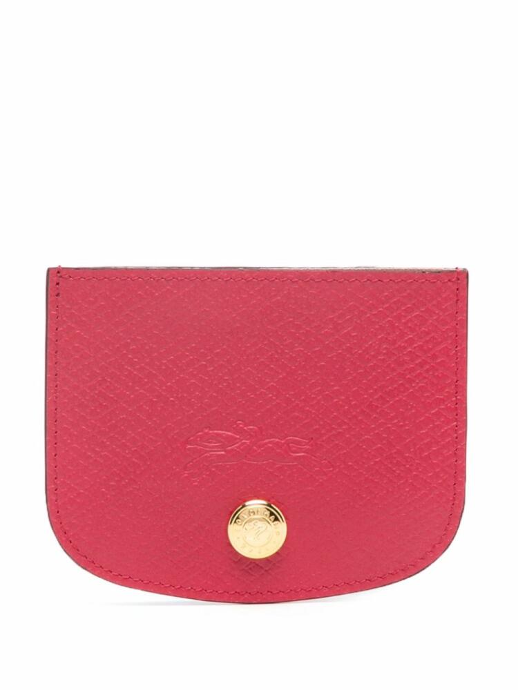 Longchamp Épure leather card holder - Pink Cover