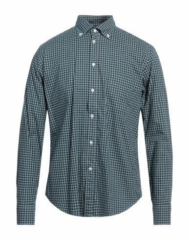 B. d.baggies Man Shirt Dark green Cotton Cover