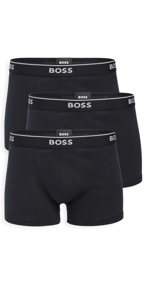 BOSS Classic Cotton 3 Pack Trunks Black Cover