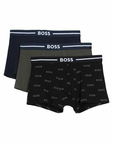 Boss Man Boxer Black Cotton, Elastane Cover