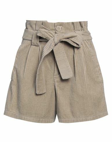 Souvenir Woman Shorts & Bermuda Shorts Beige Cotton Cover