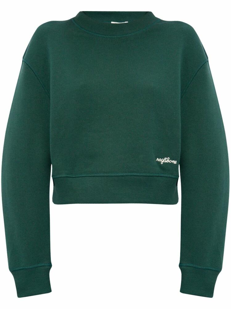 rag & bone Vintage Terry cotton sweatshirt - Green Cover