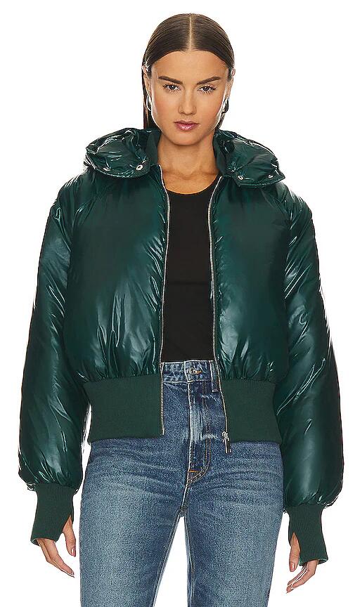 GRLFRND The Puff Bomber in Green Cover