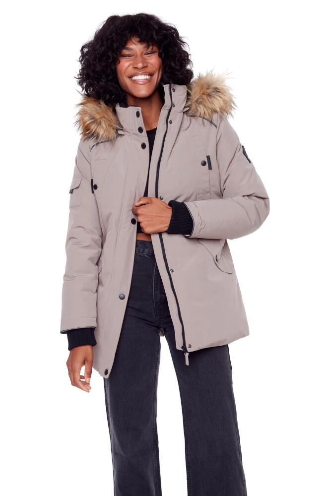 Alpine North GLACIER - Vegan Down Parka Winter Jacket in Taupe Cover