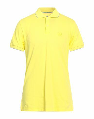 People Of Shibuya Man Polo shirt Light yellow Cotton Cover