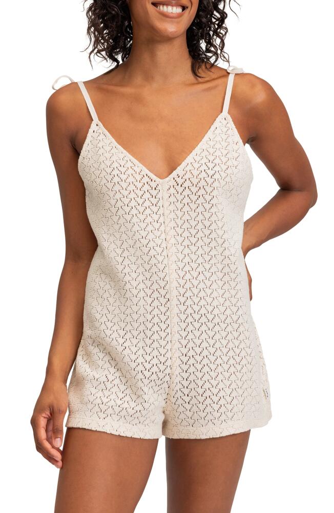 Roxy Ocean Riders Knit Cover-Up Romper in Tapioca Cover