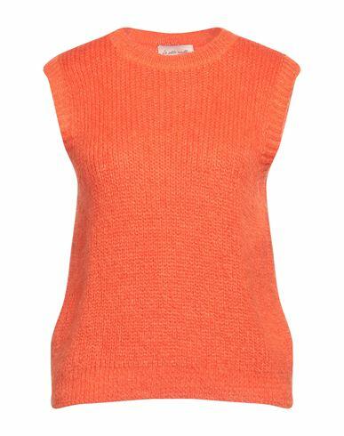 Frnch Woman Sweater Orange Acrylic, Polyamide, Mohair wool Cover