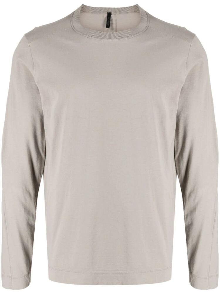 Transit round-neck cotton T-shirt - Grey Cover