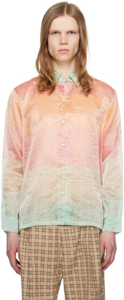 HARAGO Multicolor Daisy Shirt Cover