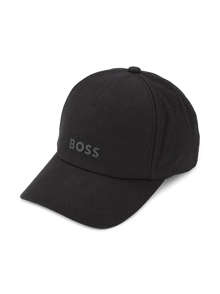 BOSS Men's Freso Logo Baseball Cap - Black Cover