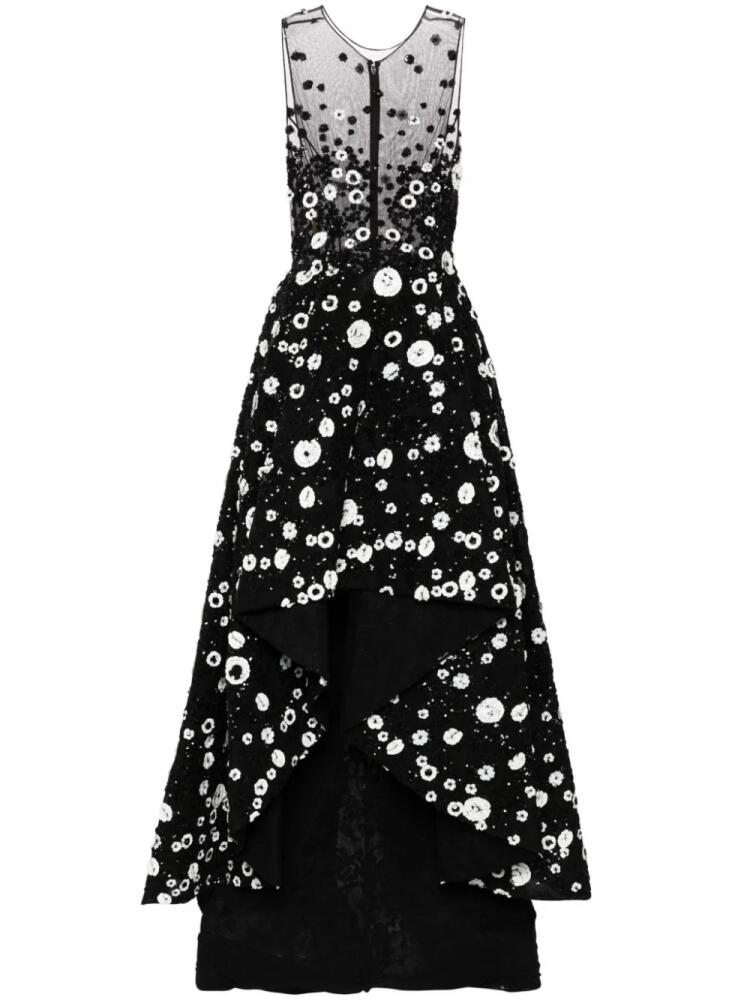 Saiid Kobeisy beaded high-low gown - Black Cover