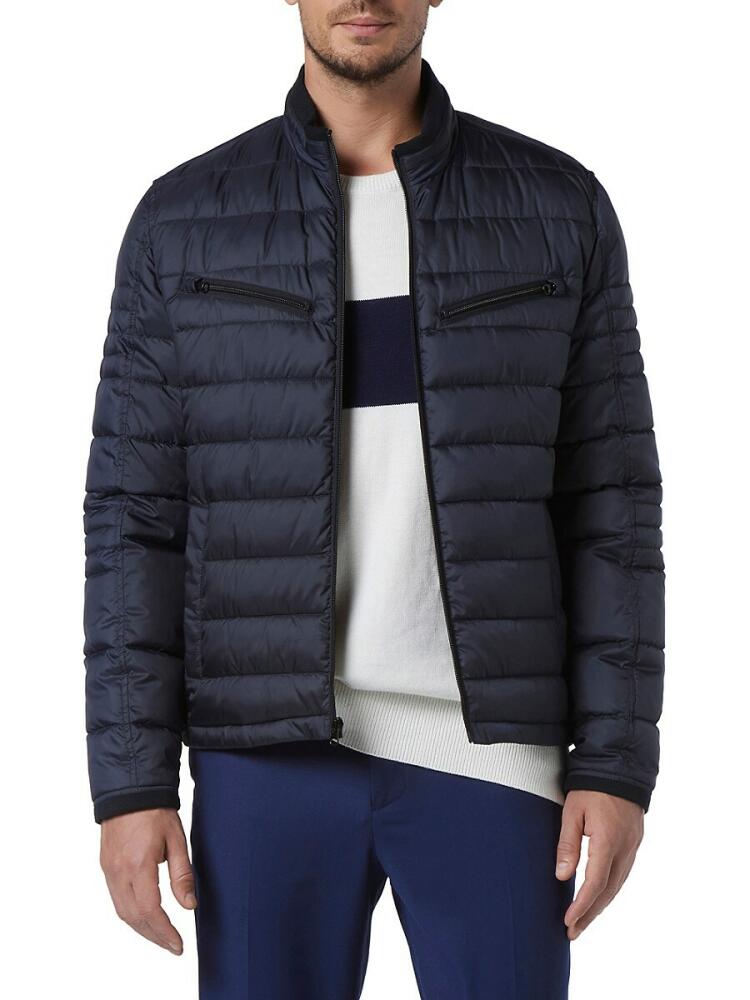 Andrew Marc Men's Grymes Channel Quilted Puffer Jacket - Ink Cover