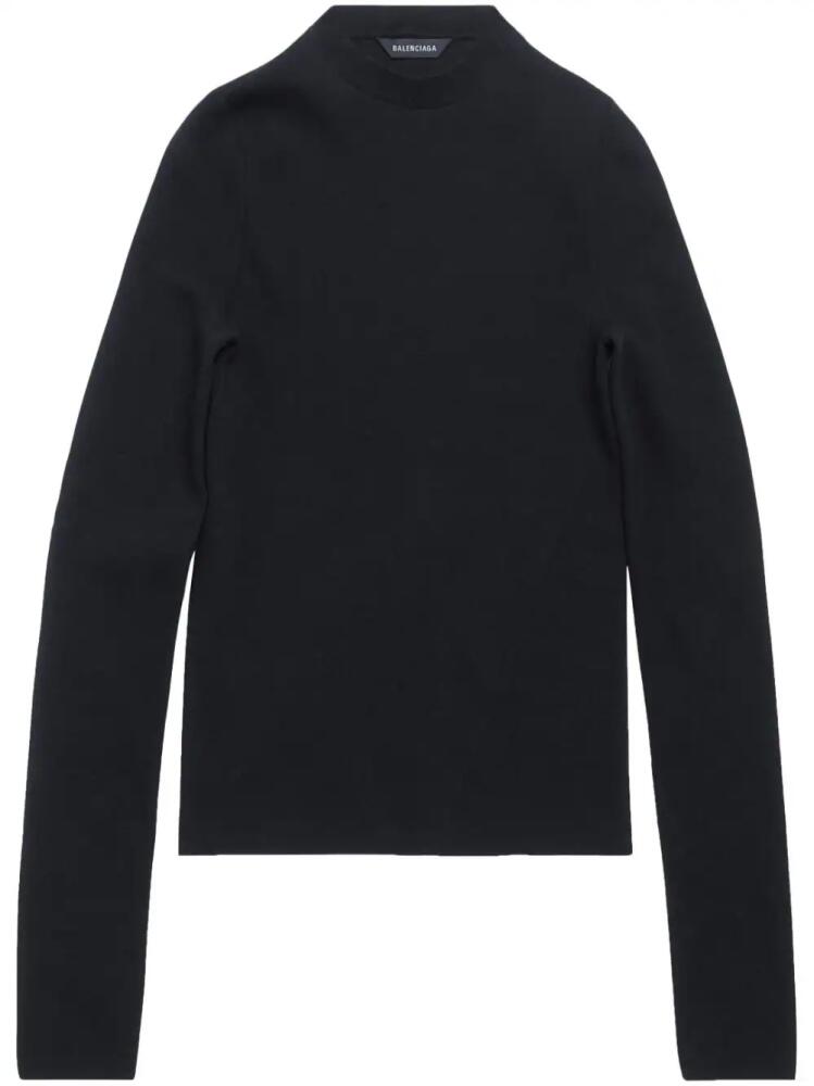 Balenciaga Twisted cotton jumper - Black Cover