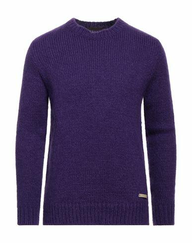 Takeshy Kurosawa Man Sweater Purple Acrylic, Polyamide, Mohair wool Cover