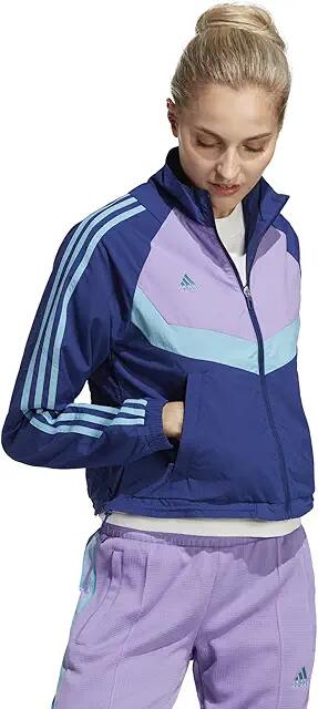 adidas Tiro Woven Jacket (Victory Blue) Women's Clothing Cover