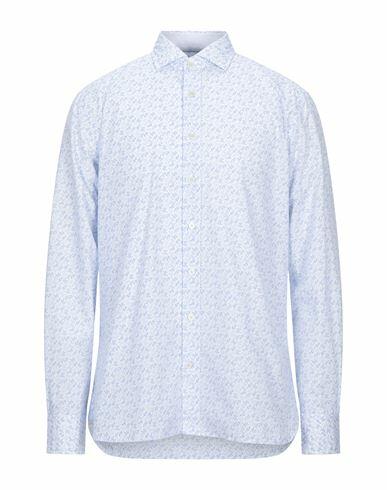 Hackett Man Shirt Blue Cotton Cover