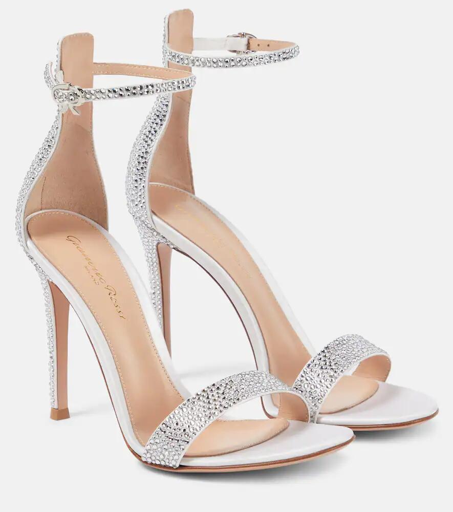 Gianvito Rossi Bridal Glam satin sandals Cover