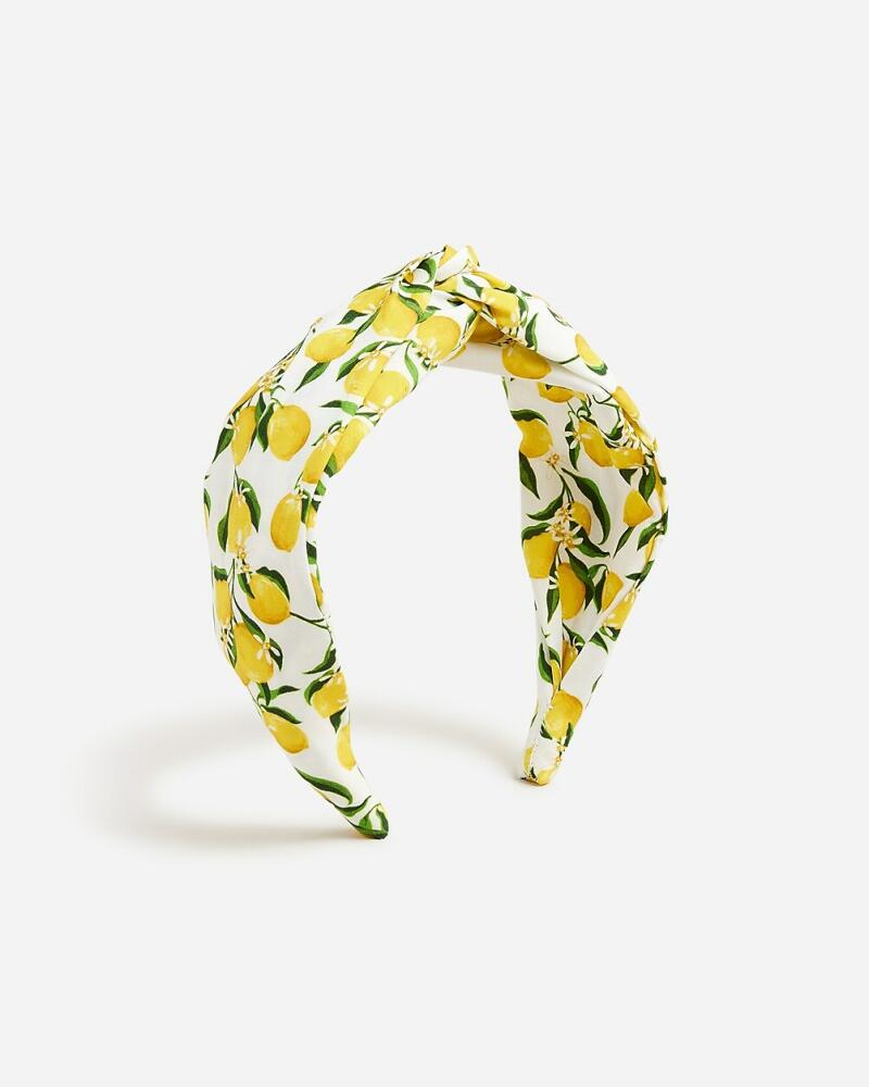 J.Crew Girls' knotted headband in lemonade print Cover