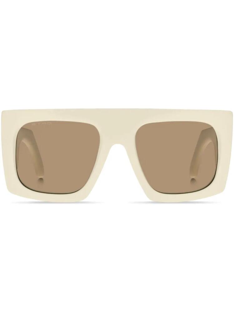 ETRO Etroscreen oversize-frame sunglasses - Neutrals Cover