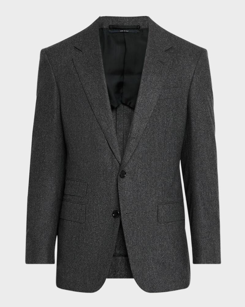 dunhill Wool-Cashmere Flannel Bourdon Sport Jacket Cover