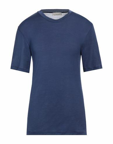 Laneus Man T-shirt Blue Cotton Cover