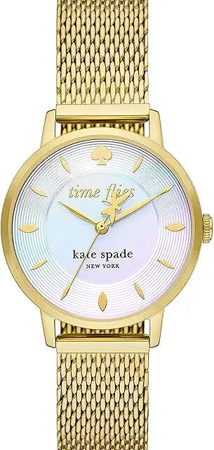 Kate Spade New York Metro Three-Hand Stainless Steel Watch - KSW1789 (Gold) Watches Cover