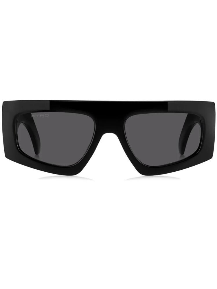 ETRO Etroscreen rectangle-frame sunglasses - Black Cover