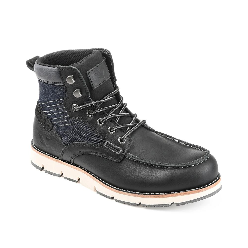 Territory Wide Width Macktwo Boot | Men's | Black Leather Cover