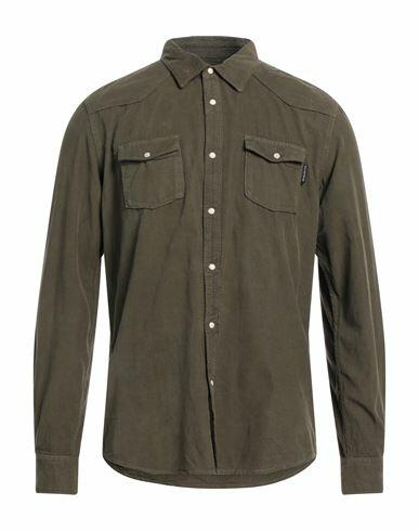 Why Not Brand Man Shirt Military green Cotton Cover