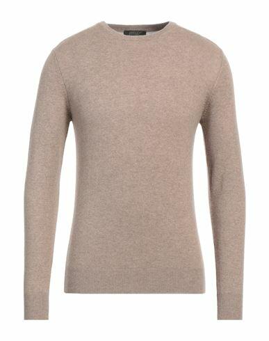 Aragona Man Sweater Khaki Cashmere Cover