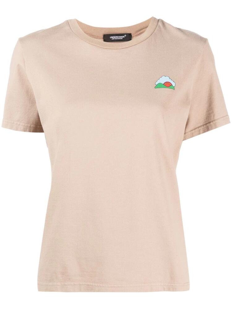 Undercover graphic-print cotton T-shirt - Neutrals Cover