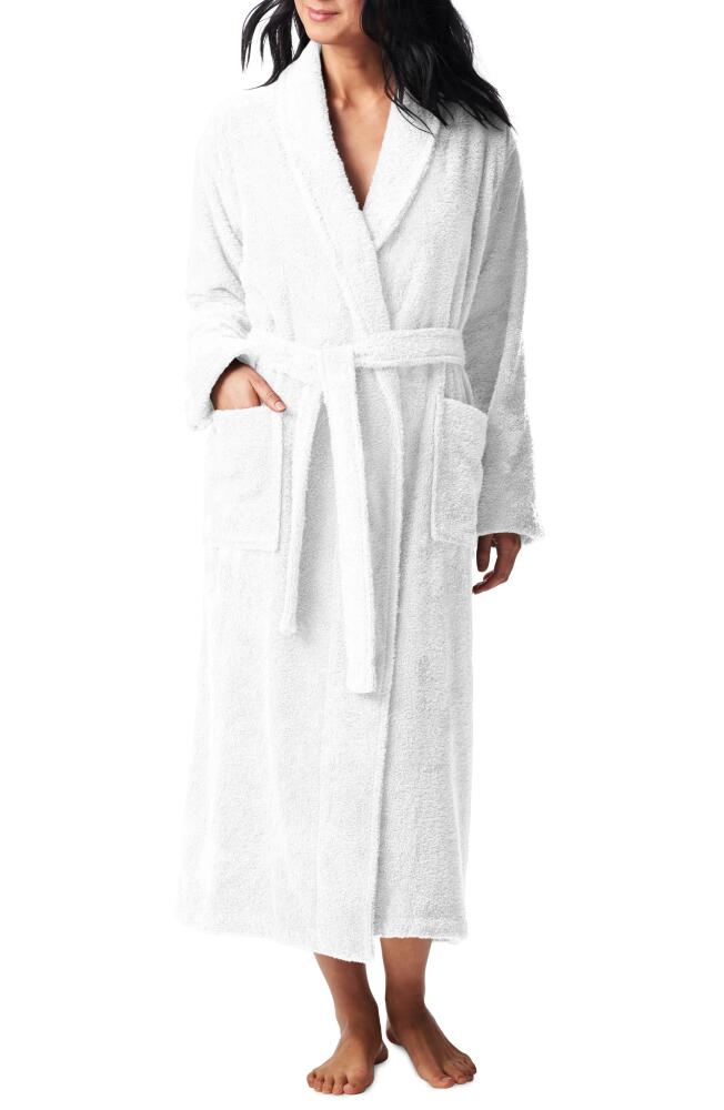 Coyuchi Gender Inclusive Cloud Loom™ Organic Cotton Robe in Alpine White Cover